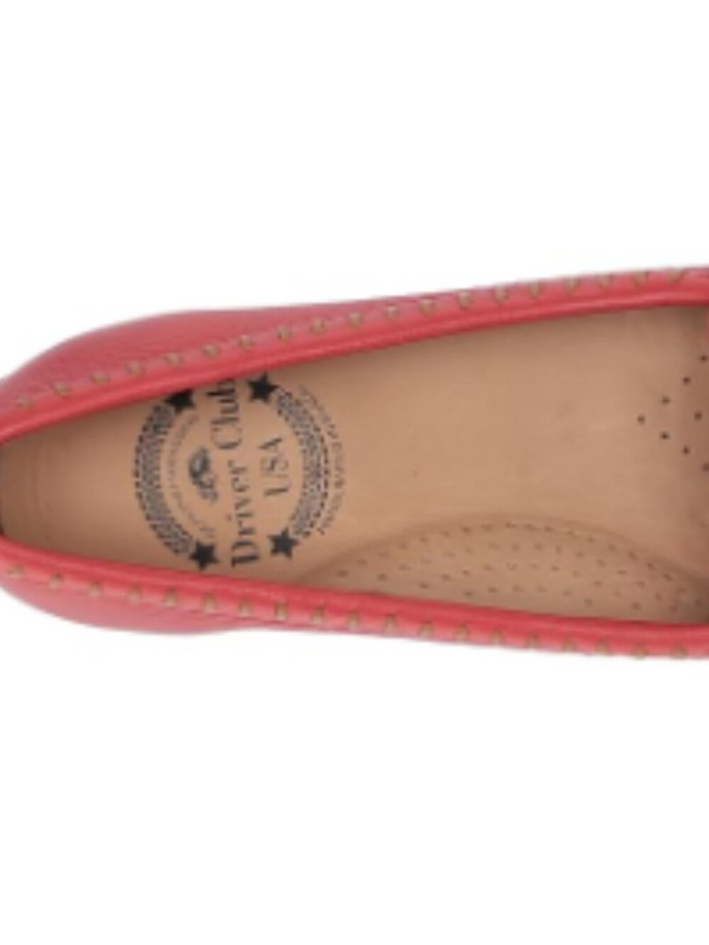 Driver Club USA Leather Made in Brazil Maple Ave Loafer, Red Grainy Sz 11 NWT - Picture 10 of 11